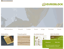 Tablet Screenshot of euroblock.com